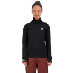 Mons Royale Women's Yotei BF High Neck Shirt -Ski Shop 100248 1169 001 101 84099.1665267641