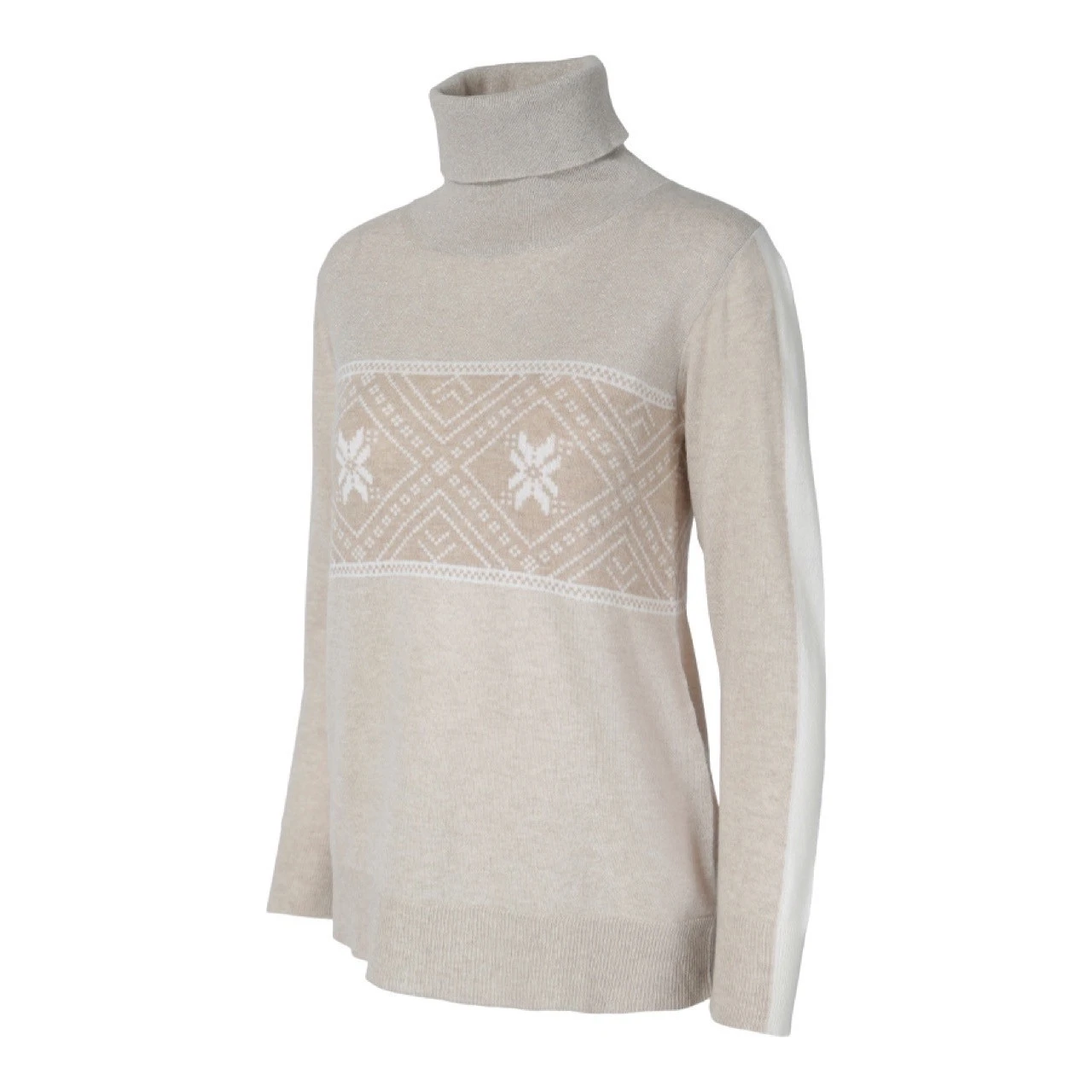 We Norwegians Women's Snowflake Roll Neck Sweater 4 We Norwegians Women's Snowflake Roll Neck Sweater - Image 2