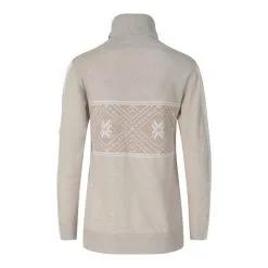 We Norwegians Women's Snowflake Roll Neck Sweater 7 We Norwegians Women's Snowflake Roll Neck Sweater -Ski Shop 1895 Beige 4 91513.1665786178