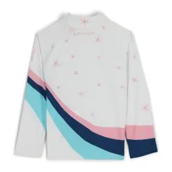 Spyder Little Girls Reflect Half Zip - White -Ski Shop 196096 100 B fmuefd