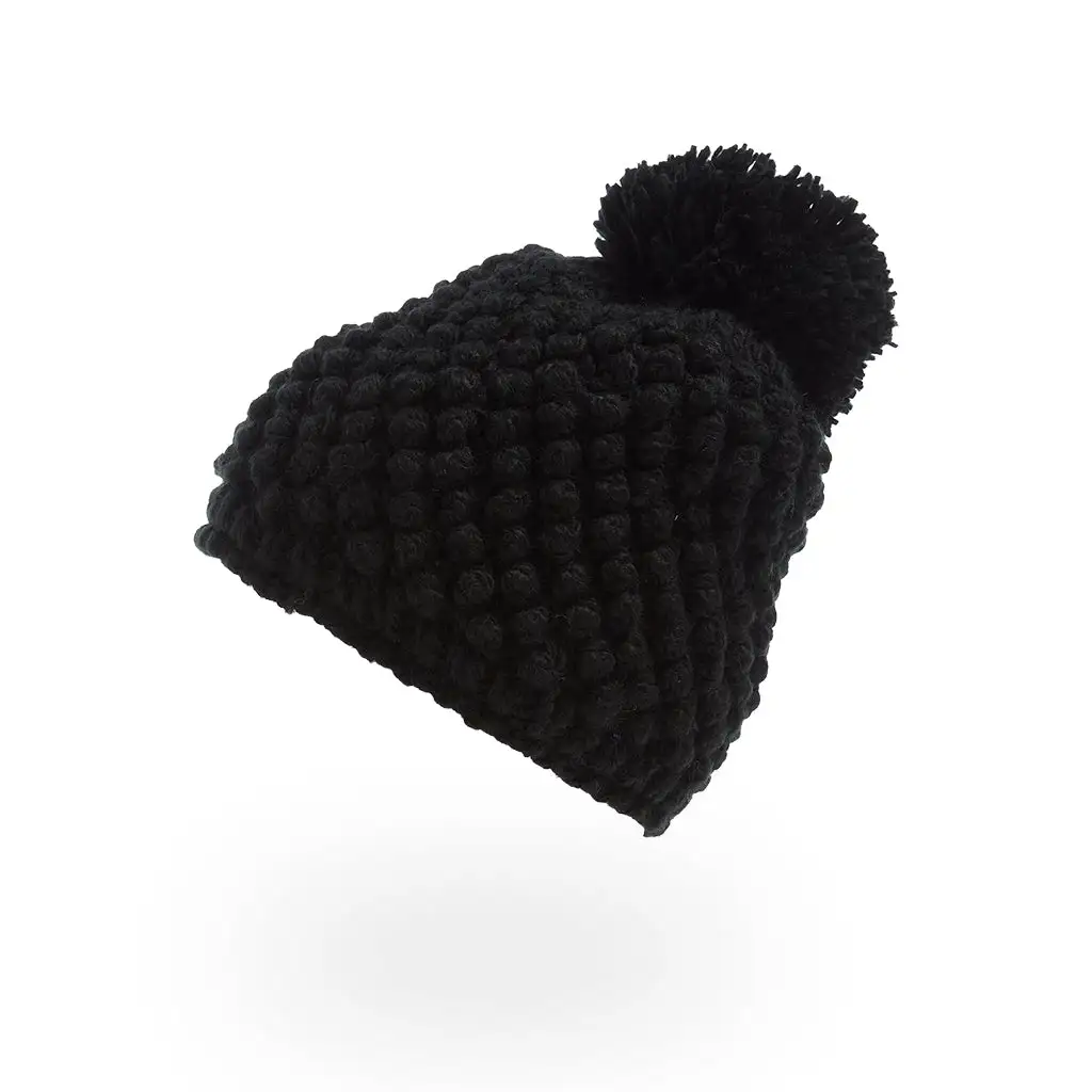 Spyder Big Girls Brrr Berry Pom - Black 5 Spyder Big Girls Brrr Berry Pom - Black - Image 3