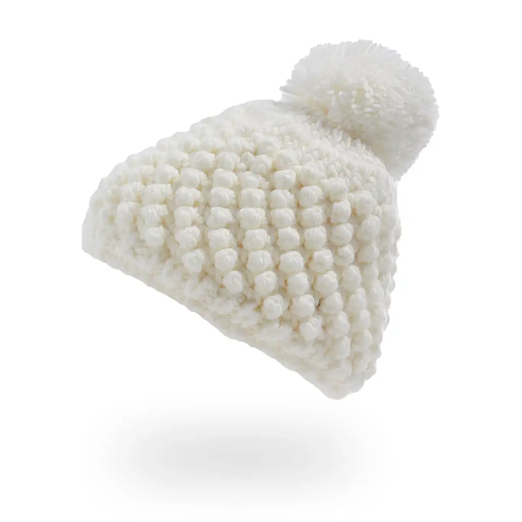 Spyder Little Girls Brrr Berry Pom - White 4 Spyder Little Girls Brrr Berry Pom - White - Image 2