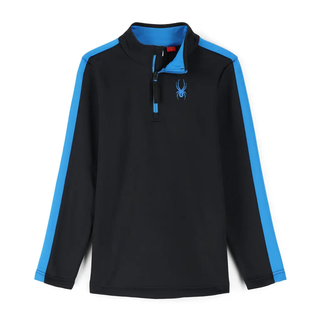Spyder Big Boys Base Half Zip - Black 3 Spyder Big Boys Base Half Zip - Black