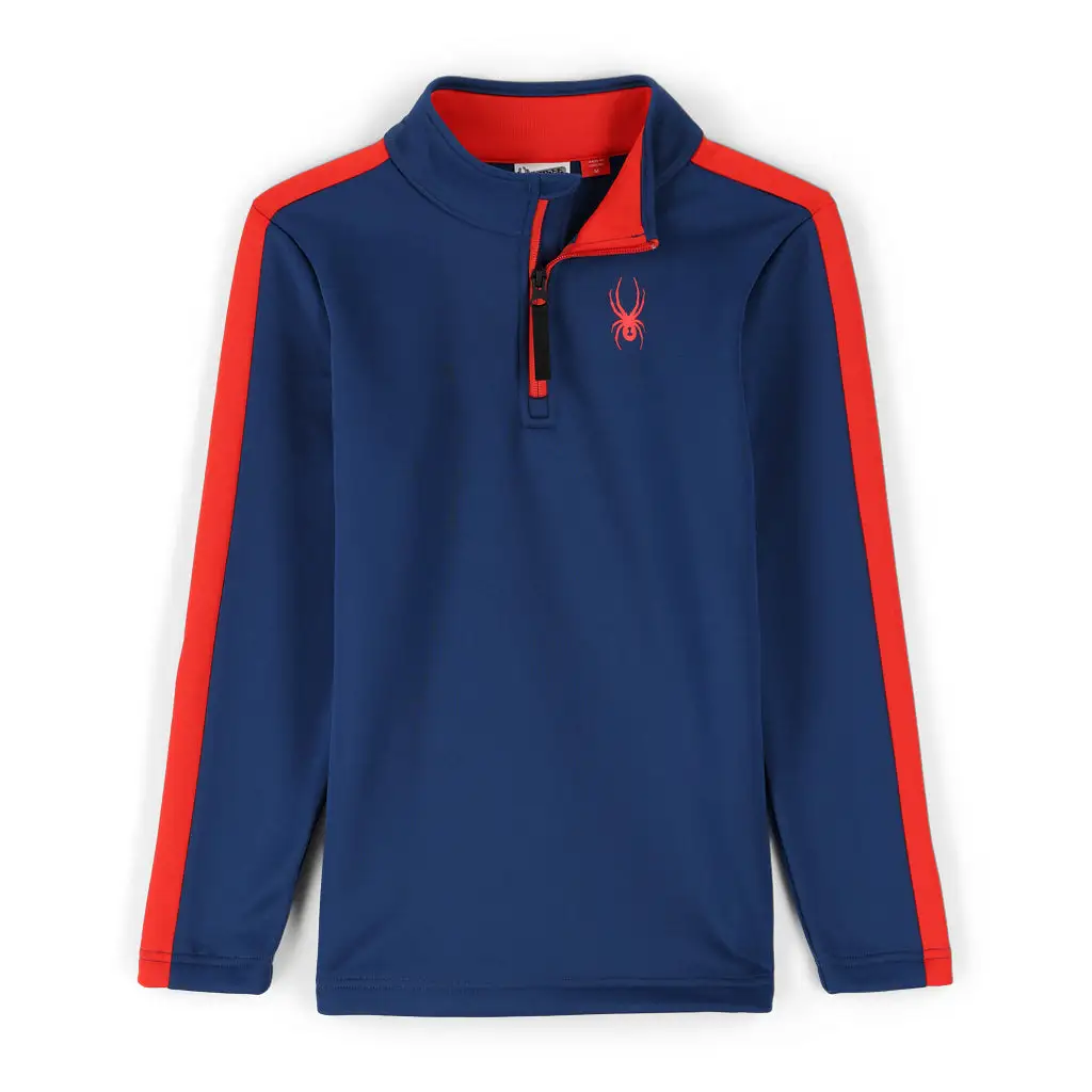 Spyder Big Boys Base Half Zip - Abyss 3 Spyder Big Boys Base Half Zip - Abyss