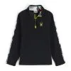 Spyder Youth Speed Half Zip - Black -Ski Shop 226003 001 F anlmsg