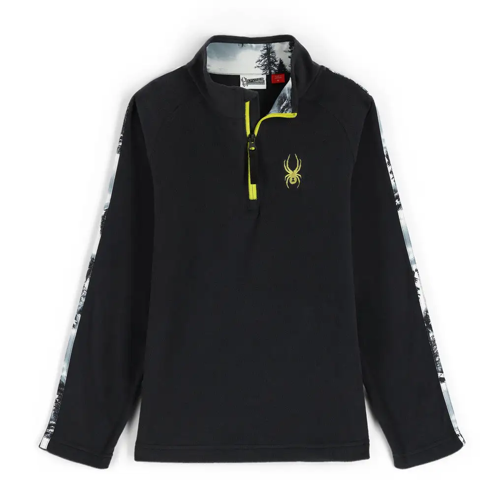 Spyder Youth Speed Half Zip - Black 3 Spyder Youth Speed Half Zip - Black