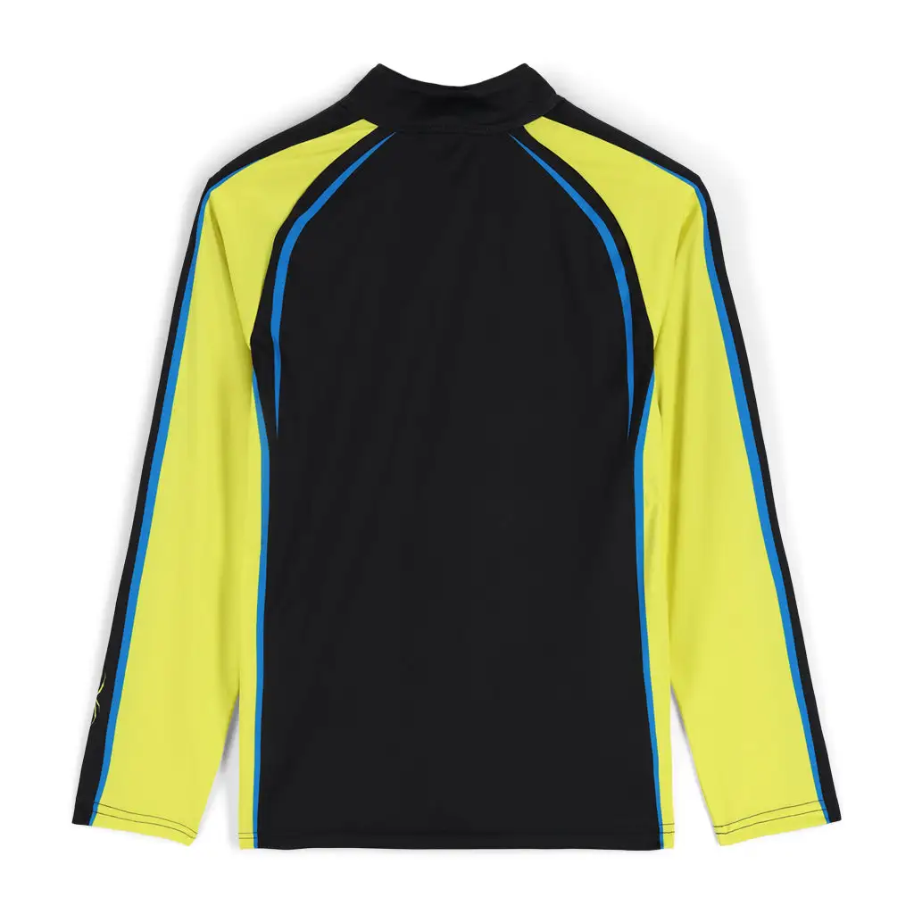 Spyder Big Boys Downhill Half Zip - Black 4 Spyder Big Boys Downhill Half Zip - Black - Image 2