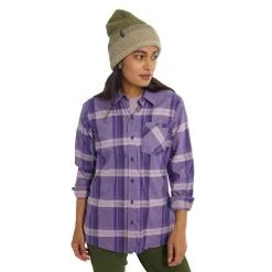 Burton Women's Favorite Long Sleeve Flannel Shirt -Ski Shop 23405100963 4 64402.1657230019