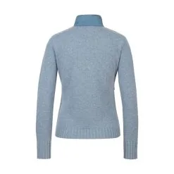 Capranea Women's Monta Hybrid Sweater -Ski Shop 412401.105 LADIES MONTA Blue Stone back 22813.1665004198