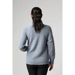 Capranea Women's Acletta Hybrid Sweater -Ski Shop 412402 Acletta BlueStone Back 98390.1665004153