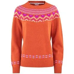 Kari Traa Women's Sundve Knit Sweater -Ski Shop 622654 cotta product 1 99459.1664918546