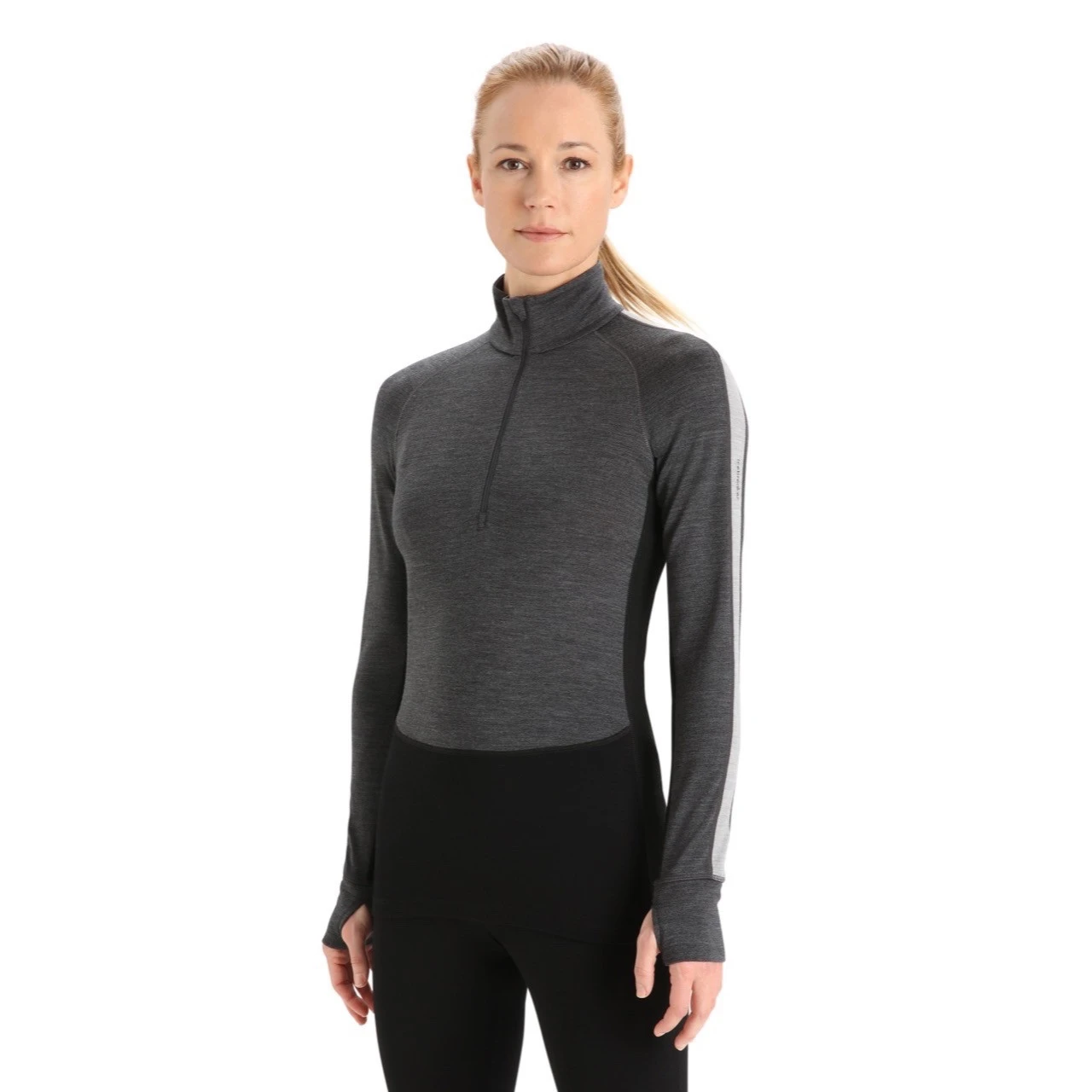 Icebreaker Women's 260 ZoneKnit LS Half Zip Shirt 4 Icebreaker Women's 260 ZoneKnit LS Half Zip Shirt - Image 2
