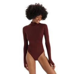 Icebreaker Women's Queens LS High Neck Body Suit -Ski Shop FW22 Women Queens LS High Neck Bodysuit 0A59HO064 1 22929.1666720000