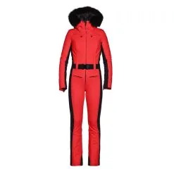 Goldbergh Women's Parry Real Fur One-Piece Ski Suit