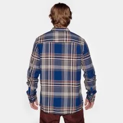 Elevenate Men's Timber Shirt -Ski Shop M Timber Shirt Dark Steel Blue 229 22625 Mod2 83634.1665161239