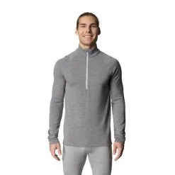 Houdini Men's Desoli Thermal Half Zip Shirt -Ski Shop Ms Desoli Thermal Half Zip College Grey 840033 712 P F 1939 01715.1663341679