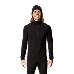 Houdini Men's Desoli Thermal Half Zip Shirt -Ski Shop Ms Desoli Thermal Half Zip True Black 840033 900 P F 2025 88297.1663341678
