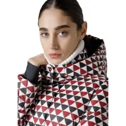 Postcard Women's Courchevel Print 01 Jacket -Ski Shop POD0657 02140206 TRI COURCHEVEL PRINT 01 L2 45767.1666124777