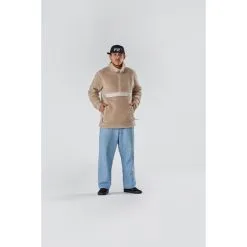 FW Apparel Men's Root Pillow Fleece Pullover -Ski Shop ROOT PILLOW FLEECE MDL Sand1 16041.1663266568