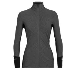 Icebreaker Women's Descender LS Zip Jacket 11 Icebreaker Women's Descender LS Zip Jacket -Ski Shop SS22 Women Descender LS Zip JET HTHRBLACK 103900A01 8 47890.1666720384