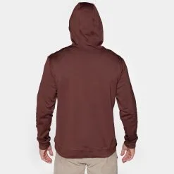 Elevenate Men's Logo Hood Pullover -Ski Shop U Logo Hood Maroon Brown 144 21270 Mod2 59570.1665161825