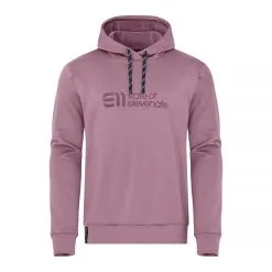 Elevenate Men's Logo Hood Pullover -Ski Shop U Logo Hood Pink Dawn 144 21556 Pack 83776.1665161825