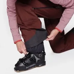 Elevenate Women's Pure Bib Pants -Ski Shop W Pure Bib Pants Maroon Brown 214 22270 Det1 26076.1665162211
