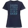 Elevenate Women's Riders Tee Shirt -Ski Shop W Riders Tee Dark Navy 197 20680 Pack 00305.1665161880