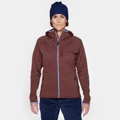 Elevenate Women's Skiers Hood Jacket 11 Elevenate Women's Skiers Hood Jacket -Ski Shop W Skiers Hood Maroon Brown 100 21270 Mod1 68609.1665161995