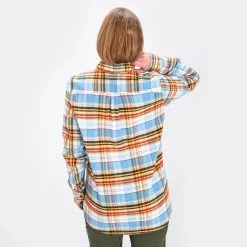 Elevenate Women's Vallee Shirt -Ski Shop W Vallee Shirt Bluebird 208 22606 Mod3 94567.1665161898