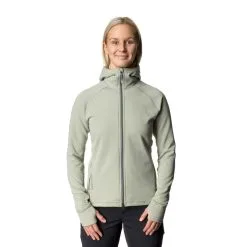 Houdini Women's Power Houdi Jacket -Ski Shop Ws Power Houdi Green Horizon 125984 221 P F 1618 63056.1663341237