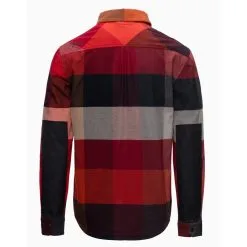 Aztech Mountain Men's Loge Peak Ski Shirt -Ski Shop m loge peak ski shirt fa22 color red mountain red multi pos 6 02282.1665522580