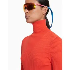 Aztech Mountain Women's El Paradiso Turtleneck Sweater - 2022 9 Aztech Mountain Women's El Paradiso Turtleneck Sweater - 2022 -Ski Shop w el paradiso ribbed turtleneck fa21 color orange crush pos 4 1200x 14113.1633646606