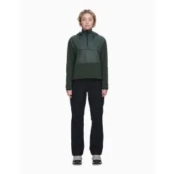 Aztech Mountain Women's Hut Fleece Hoodie -Ski Shop w hut fleece hoody fa22 color radium green pos 2 60711.1665523814